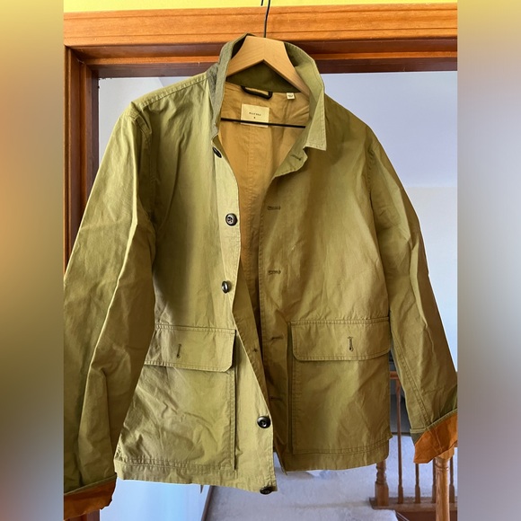 Billy Reid Dry Waxed Chore Coat Size Medium - Picture 2 of 3